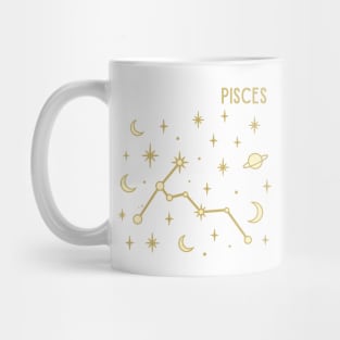 Pisces Constellation Zodiac Sign Mug